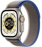  Apple Watch Ultra 49mm Titanium Case с серо-синим рем S/M Apple купить в Барнауле