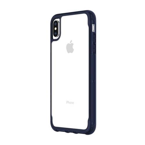купить Чехол для Apple iPhone XS Max Griffin Survivor Clear прозрачный/фиолетовый в Барнауле