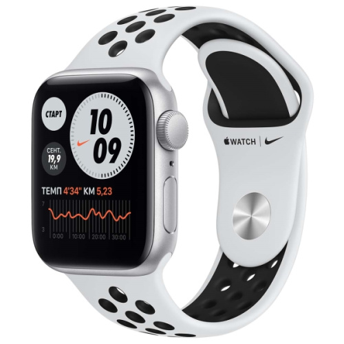 купить Apple Watch Series SE GPS 40mm Case Silver Aluminium Nike Sport Band Platinum в Барнауле