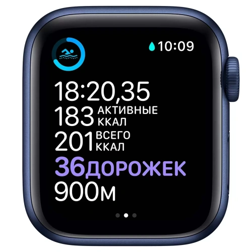Apple Watch Series 6 GPS 40mm Case Blue Aluminium Band Blue Apple купить в Барнауле фото 3