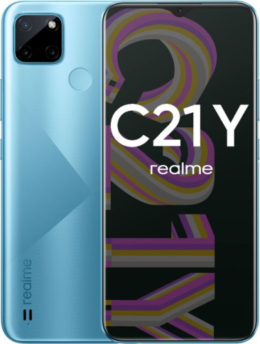 купить Realme C21Y 3+32GB Голубой в Барнауле