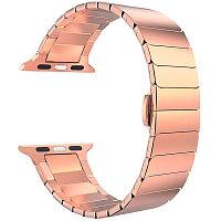 купить Ремешок для Apple Watch Band 38/40mm Lyambda Canopus сталь розовое золото в Барнауле