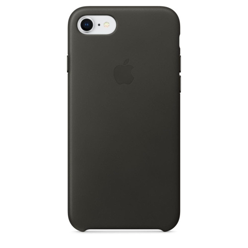 купить Накладка Apple iPhone 8/7 Leather Case Charcoal Gray (угольно-серый) в Барнауле
