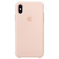 купить Накладка Apple iPhone XS Silicone Case Pink Sand (розовый) в Барнауле