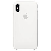 купить Накладка Apple iPhone XS Max Silicone Case White (белый) в Барнауле