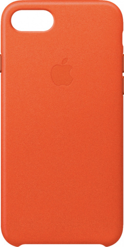 купить Накладка Apple iPhone 8/7 Leather Case Bright Orange (ярко-оранжевый) в Барнауле