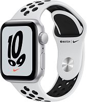 Apple Watch Series SE GPS 40mm Case Silver Aluminium Nike Sport Band Platinum Apple купить в Барнауле