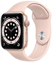 Apple Watch Series 6 GPS 44mm Case Gold Aluminium Band Pink Sand Apple купить в Барнауле