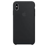 купить Накладка Apple iPhone XS Max Silicone Case Black (черный) в Барнауле