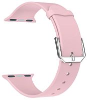 купить Ремешок для Apple Watch Band 38/40mm Lyambda Alcor спортивный силиконовый розовый в Барнауле
