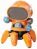 Танцующий Робот с подсветкой и музыкой Get Mizar оранжевый Детские роботы купить в Барнауле