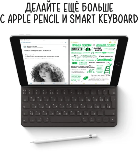 Планшет Apple iPad (2021) A2602 10.2" Wi-Fi A13 Bionic 6С/256Gb Grey Планшеты Apple купить в Барнауле фото 7