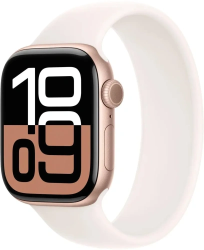 Apple Watch Series 10 42mm Pink Gold Case White Sport Band GB Apple купить в Барнауле