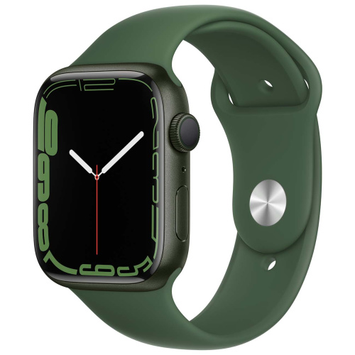 купить Apple Watch Series 7 GPS 45mm Case Blue Aluminium Band Green в Барнауле
