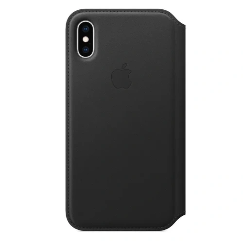 Чехол Apple iPhone X Leather Folio Black (черный) Чехлы оригинальные Apple купить в Барнауле