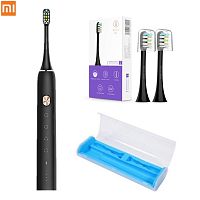 купить Электрическая зубная щетка Soocas Electric Toothbrush X3 (футляр +3 насадки) черная в Барнауле