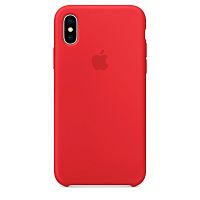 купить Накладка Apple iPhone X Silicone Case Red (красный) в Барнауле