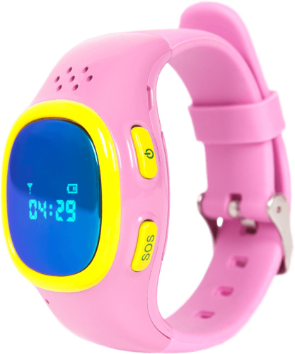 купить Детские часы EnBe Children Watch 2 Enjoy the Best с GPS трекером Розовый в Барнауле фото 3