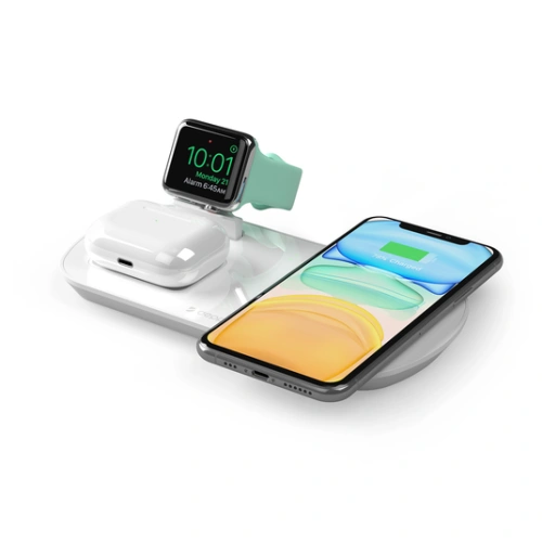 ЗУ беспроводное Deppa iPhone, Apple Watch, Airpods 17,5W 3 in 1 белый Беспроводное ЗУ купить в Барнауле фото 5