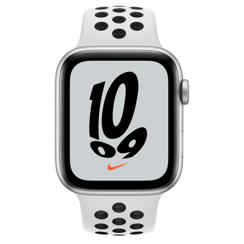 Apple Watch Series SE GPS 44mm Case Silver Aluminium Nike Sport Band Platinum Apple купить в Барнауле