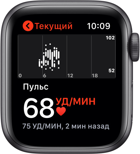 Apple Watch Series SE GPS 40mm Case Space Grey Aluminium Nike Sport Band Black Apple купить в Барнауле фото 2