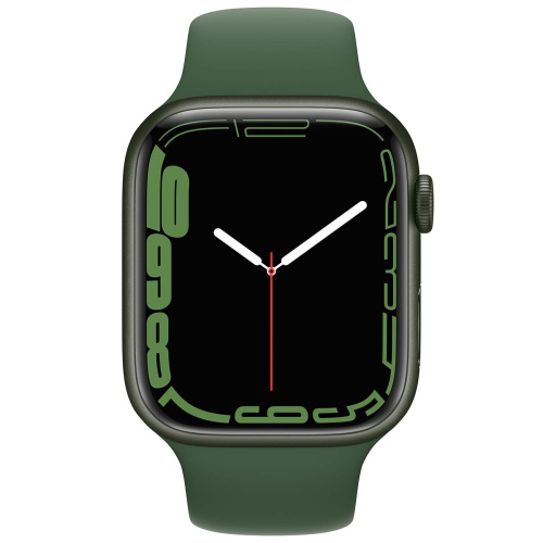 купить Apple Watch Series 7 GPS 45mm Case Blue Aluminium Band Green в Барнауле фото 2