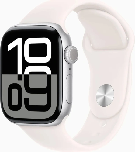 Apple Watch Series 10 42mm Pink Gold Case White Solo Loop Band GB Apple купить в Барнауле