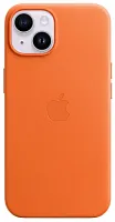 Чехол для Apple iPhone 14 Leather Case with MagSafe Orange Чехлы оригинальные Apple купить в Барнауле
