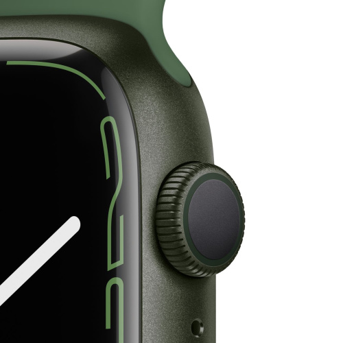 купить Apple Watch Series 7 GPS 45mm Case Blue Aluminium Band Green в Барнауле фото 3