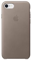 купить Накладка Apple iPhone 8/7 Leather Case Taupe (платиново-серый) в Барнауле