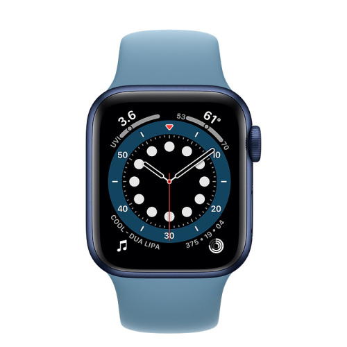 купить Apple Watch Series 6 GPS 40mm Case Blue Aluminium Band Blue в Барнауле фото 2