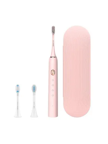 Электрическая зубная щетка Soocas Electric Toothbrush X3 (футляр +3 насадки) розовая Зубные щетки и ирригаторы Soocas купить в Барнауле