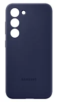 Накладка Samsung S23 Silicone Case темно-синяя Накладка оригинальная Samsung купить в Барнауле